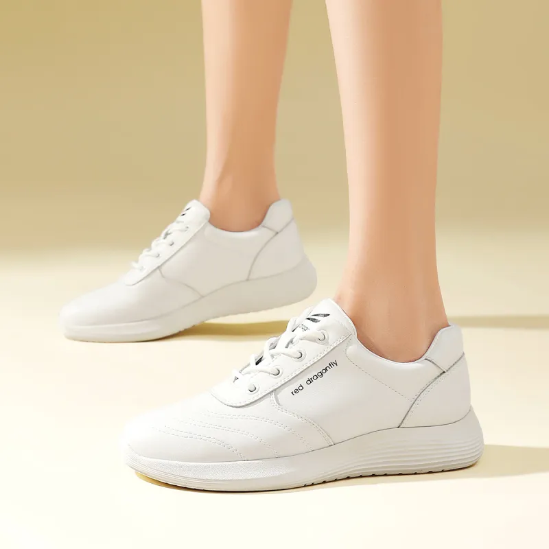 RED DRAGONFLY Little Fair Skinned Wear resistant And Lightweight Low Top Casual Shoes Women's White-5