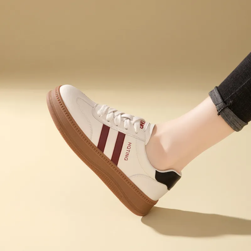 RED DRAGONFLY Low Top Skateboard Shoes Women's-4