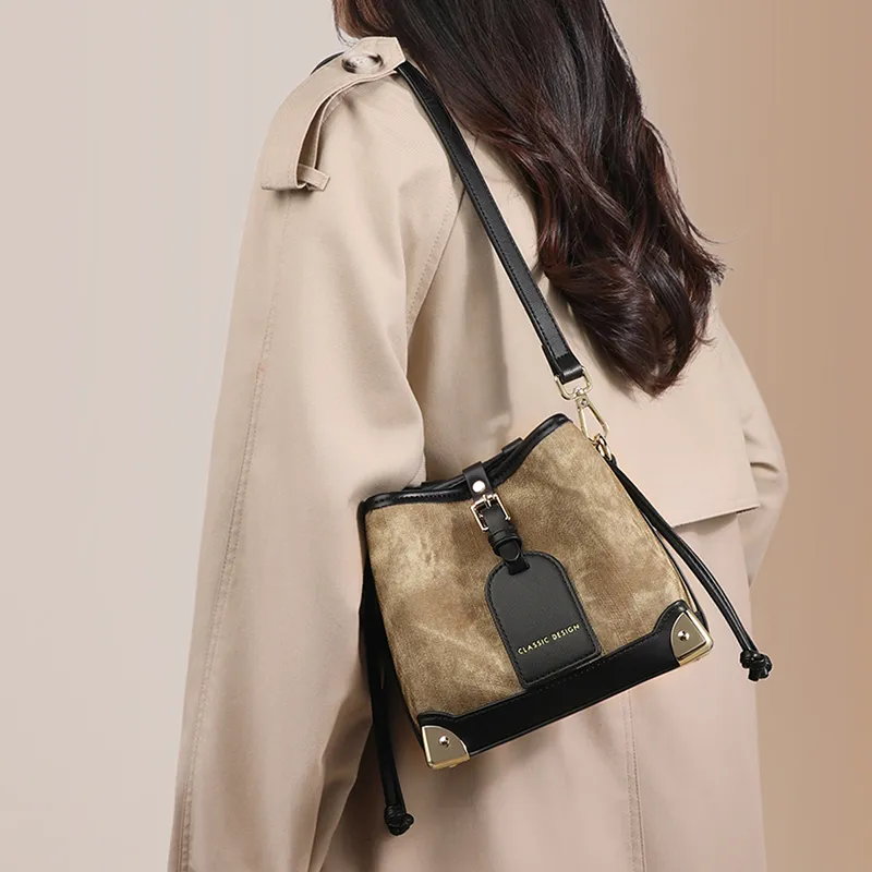 VINEY Synthetic Leather Shoulder Bag, Crossbody Bag Regular Women's Ink Black-2