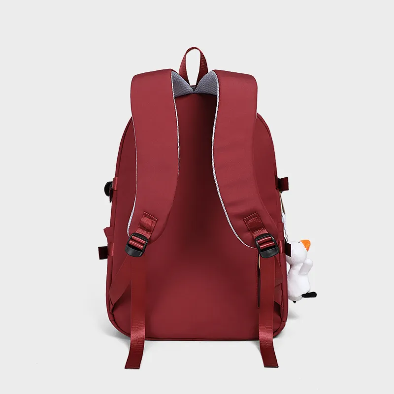 VINEY Fabric Backpack Large Size Unisex Multicolor-4