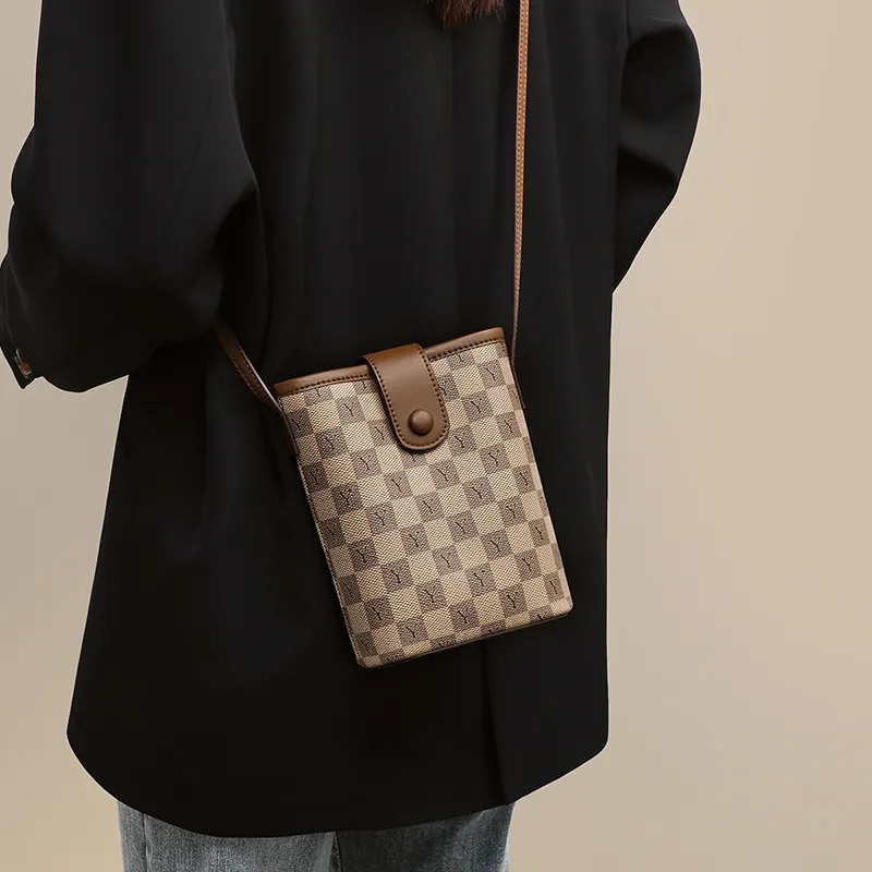 VINEY Synthetic Leather Shoulder Bag Crossbody Bag Regular Women's Coffee-8