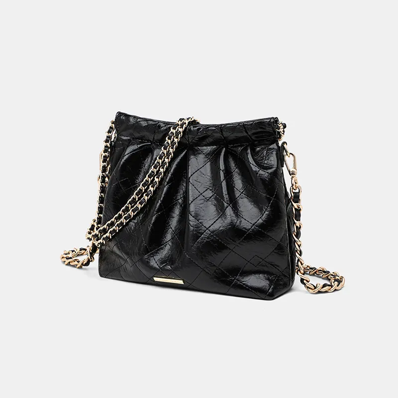 VINEY Cow Leather Shoulder Bag Crossbody Bag Regular Women's Ecru-8