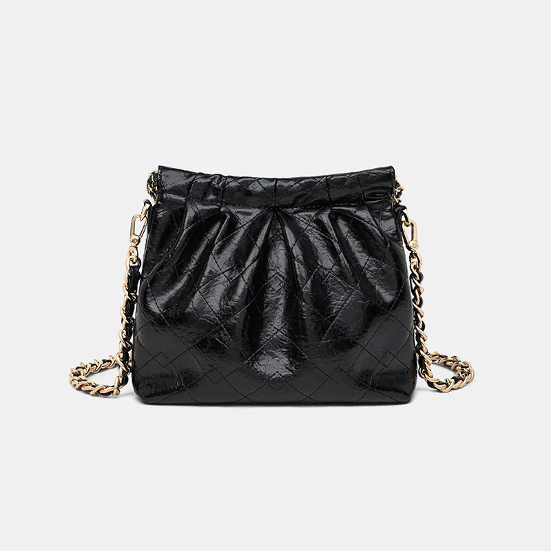 VINEY Cow Leather Shoulder Bag Crossbody Bag Regular Women's Ecru-9