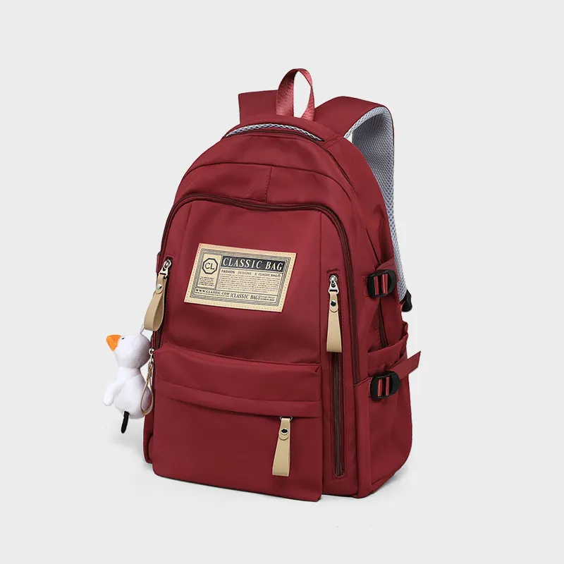 VINEY Fabric Backpack Large Size Unisex Multicolor-3