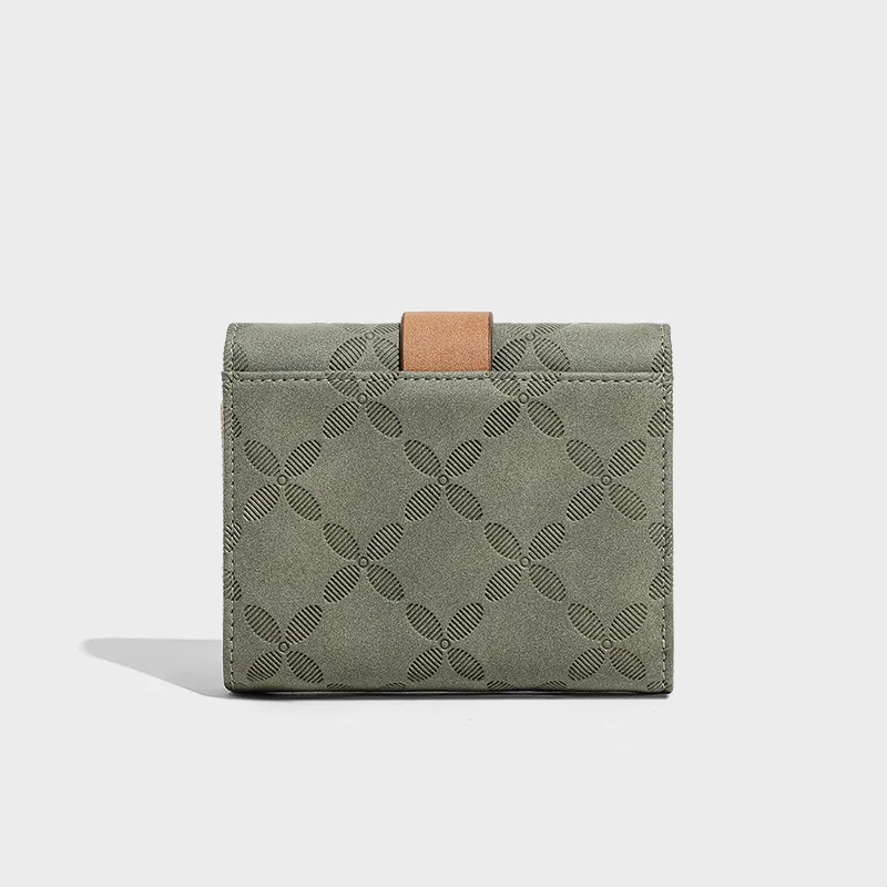 VINEY Synthetic Leather Wallet Clutch Regular Women's Multicolor-9