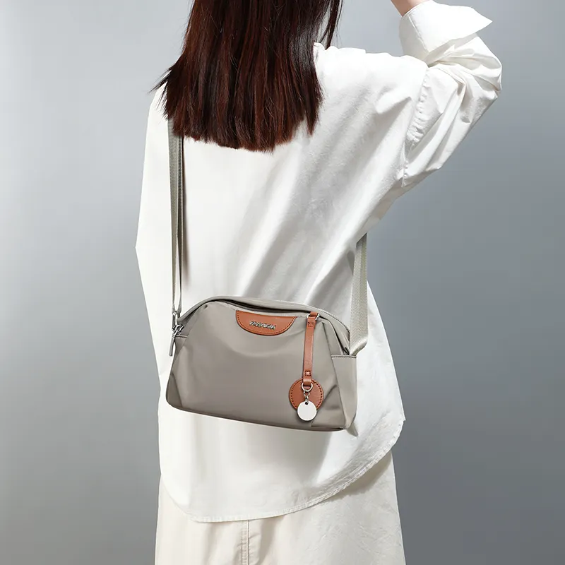 VINEY Oxford Crossbody Bags Trumpets Women's Gray-2
