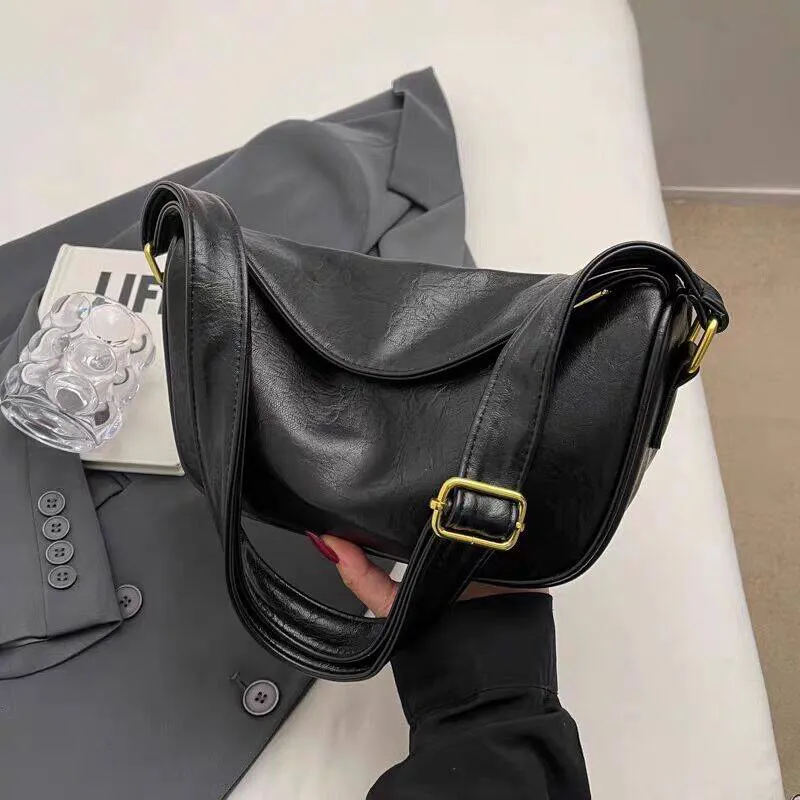 VINEY Synthetic Leather Shoulder Bag Crossbody Bag Dumpling Bag Regular Women's Coffee-10