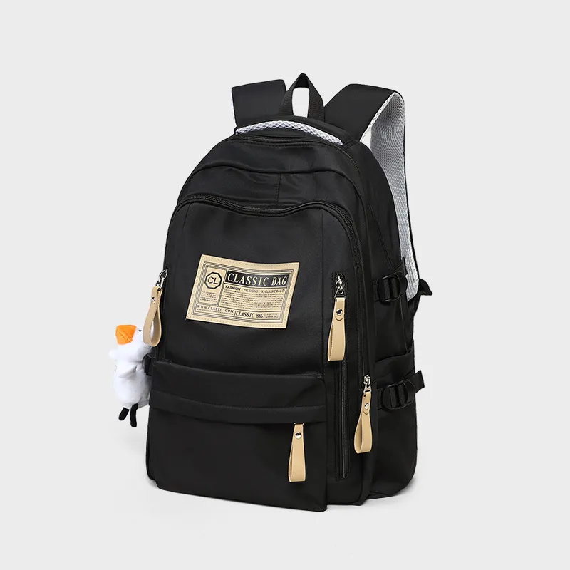 VINEY Fabric Backpack Large Size Unisex Multicolor-13