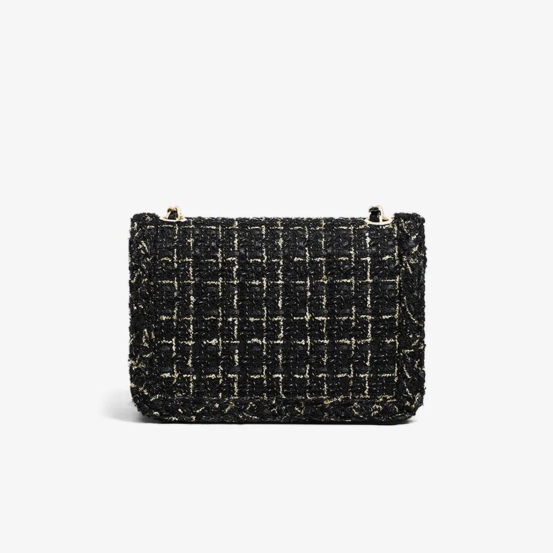 VINEY Fabric Shoulder Bag, Crossbody Bag, Small Square Bag Regular Women's Ecru-17