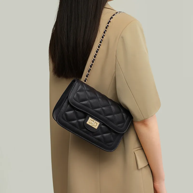 VINEY Cow Leather Shoulder Bag Crossbody Bag Regular Women's Ecru-7