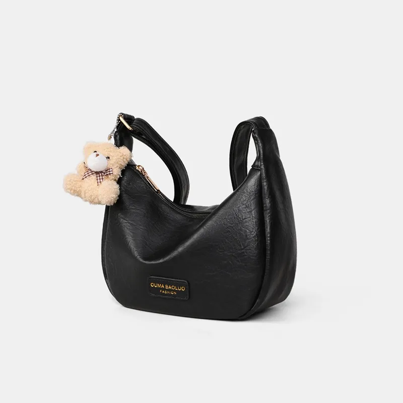 VINEY Pu Shoulder Bag Crossbody Bag Dumpling Bag Regular Women's Coffee-13