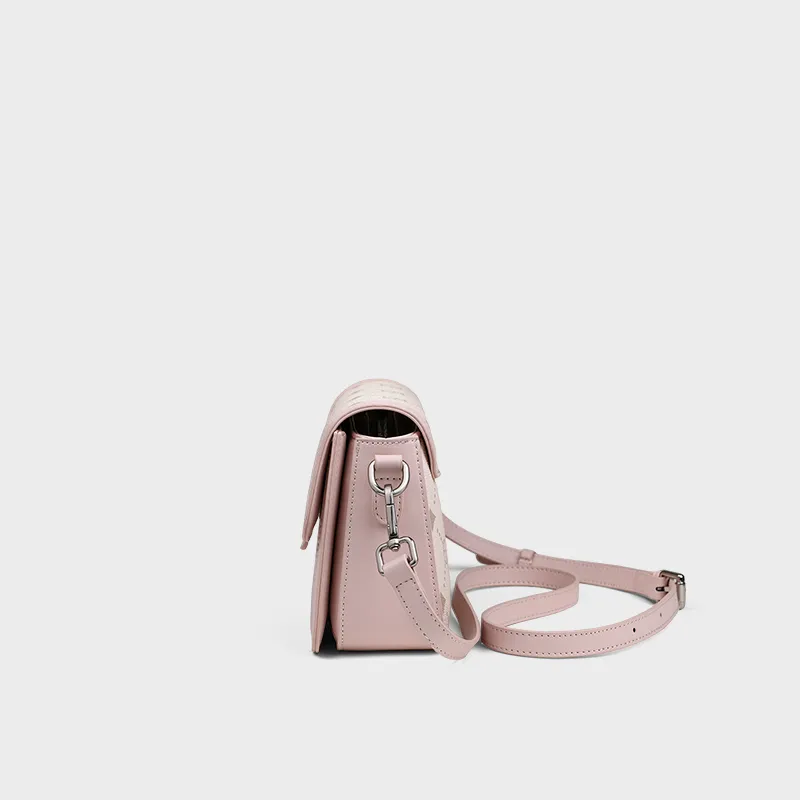 VINEY Synthetic Leather Shoulder Bag, Crossbody Bag Regular Women's Pink-4