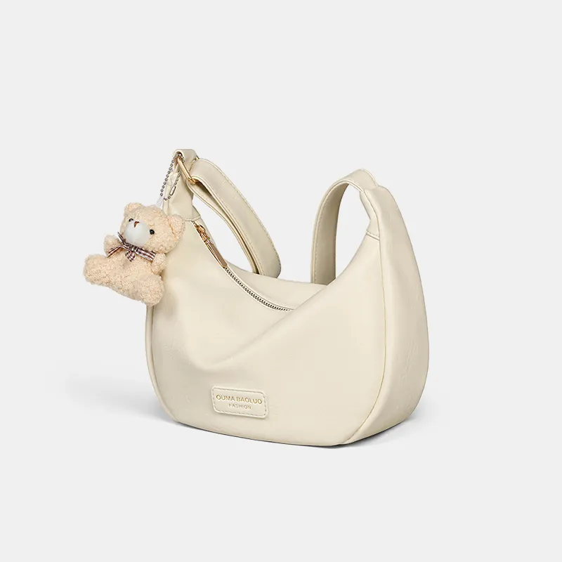 VINEY Pu Shoulder Bag Crossbody Bag Dumpling Bag Regular Women's Coffee-8