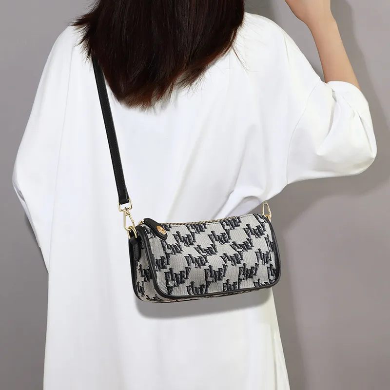 VINEY Fabric Shoulder Bag Trumpets Women's Extreme Night Black-1