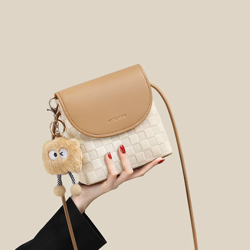VINEY Cow Leather Shoulder Bag, Crossbody Bag, Cell Phone Pouch Regular Women's Elephant Gray-7