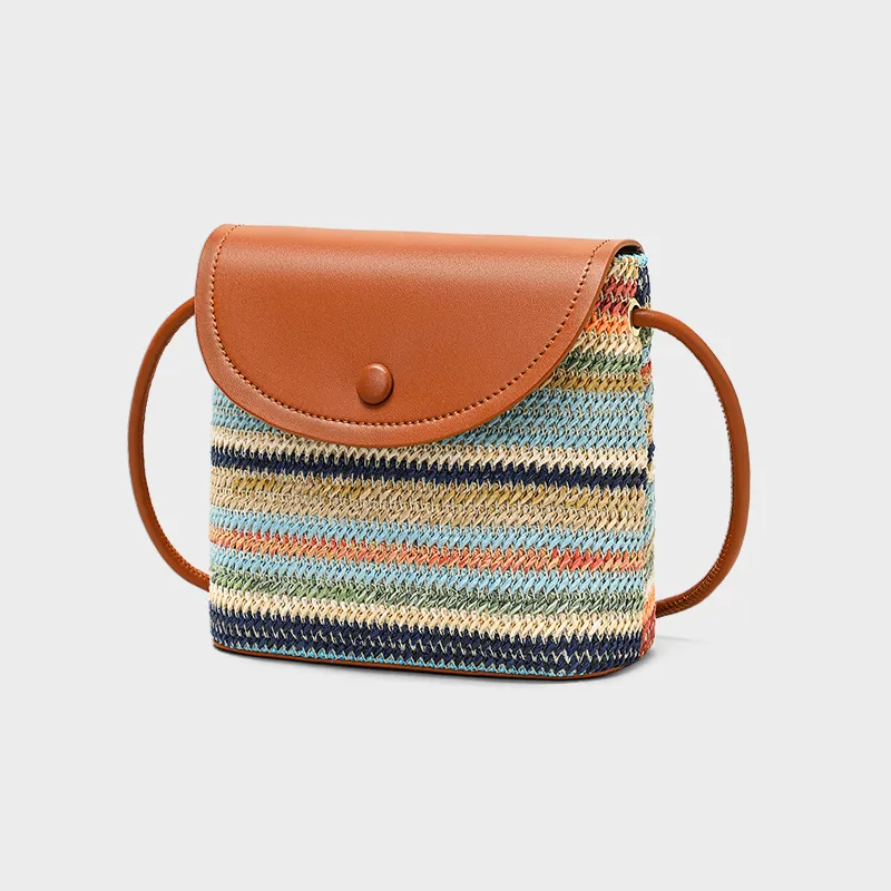 VINEY Fabric Shoulder Bag, Crossbody Bag Regular Women's Rainbow-5