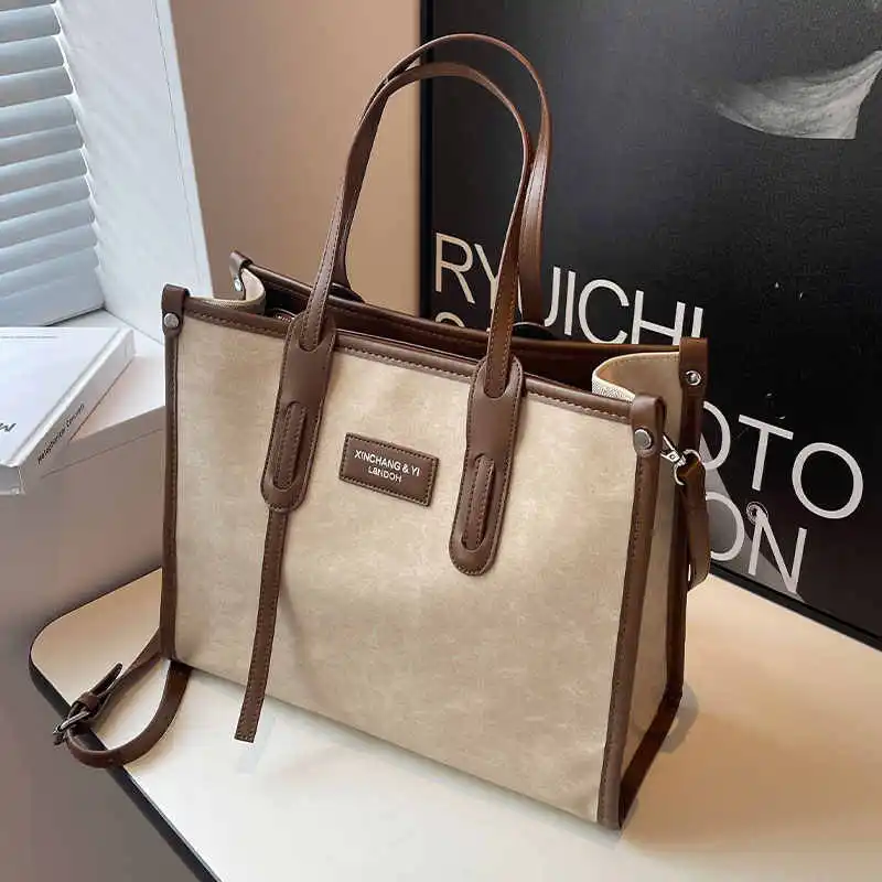 VINEY Synthetic Leather Handbag, Shoulder Bag, Crossbody Bag Regular Women's Ecru-4