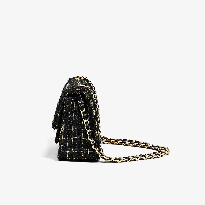 VINEY Fabric Shoulder Bag, Crossbody Bag, Small Square Bag Regular Women's Ecru-18