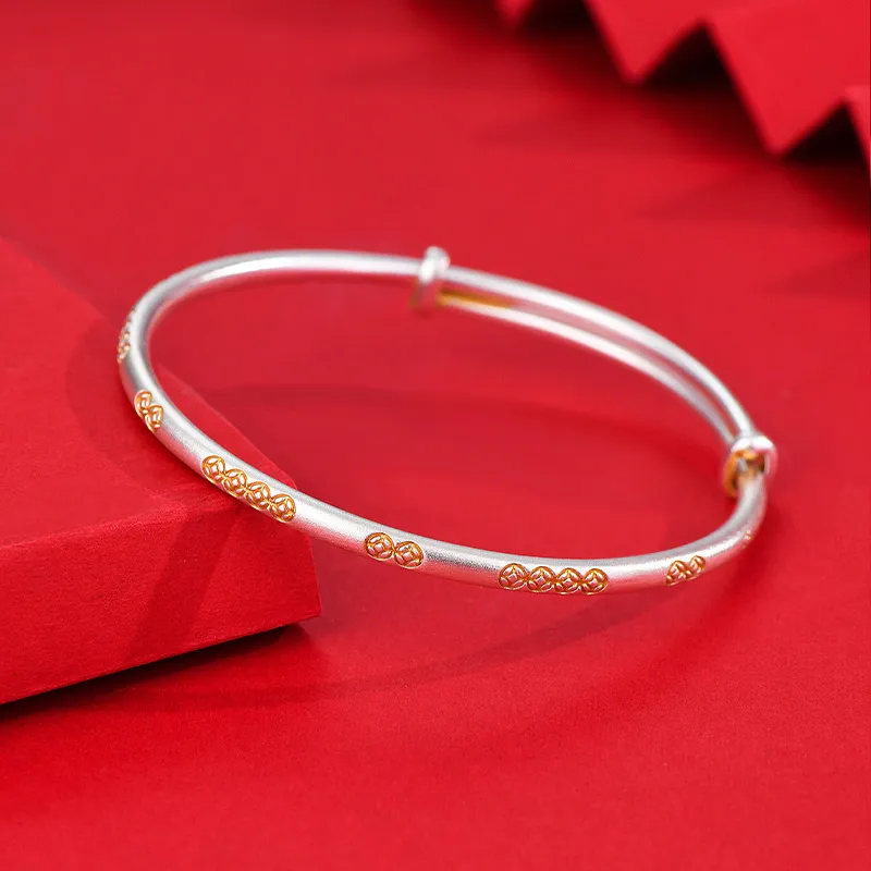 Ascending 999 Fine Silver Sterling Silver Bracelets Unisex-6