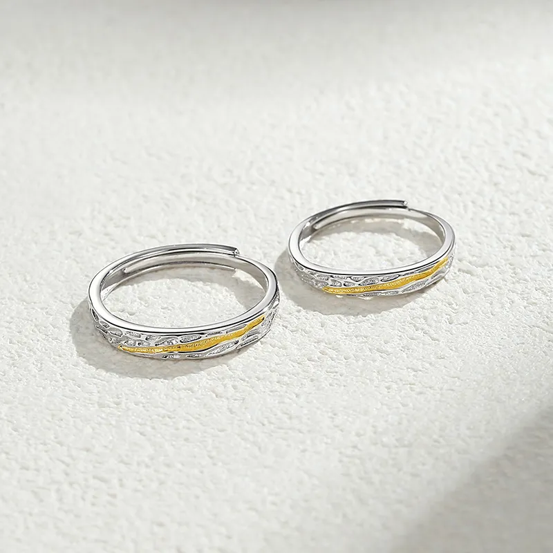 Ascending 925 Sterling Silver Rings Unisex-5