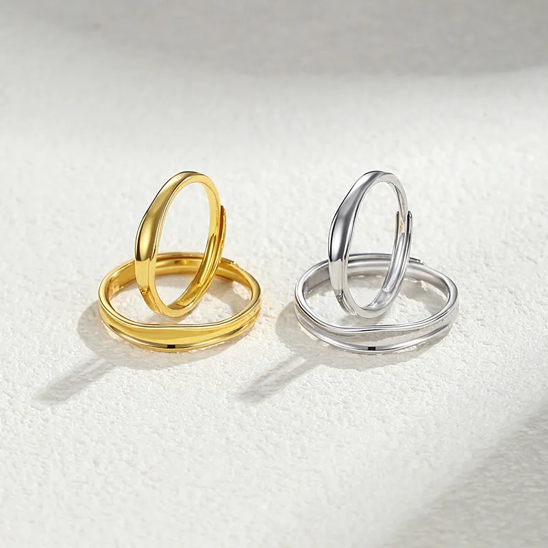 Ascending S925 Silver Rings Unisex-3