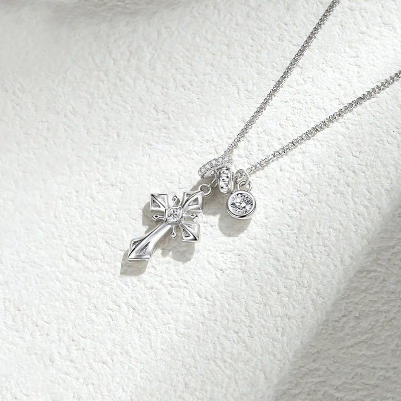 Ascending S925 Silver Necklaces Women's-3