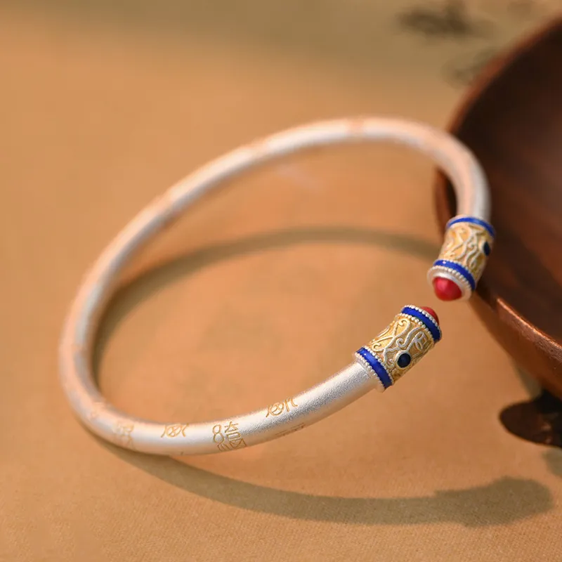 Ascending S 990 Silver Sterling Silver Bracelets Unisex-6