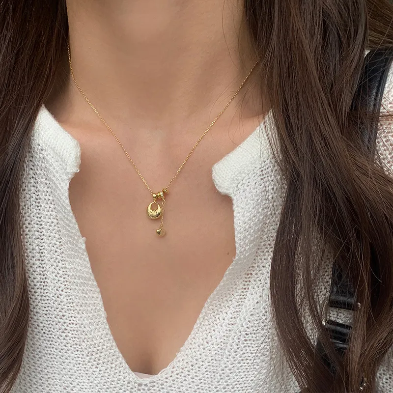 Ascending S925 Silver Necklaces Women's-10