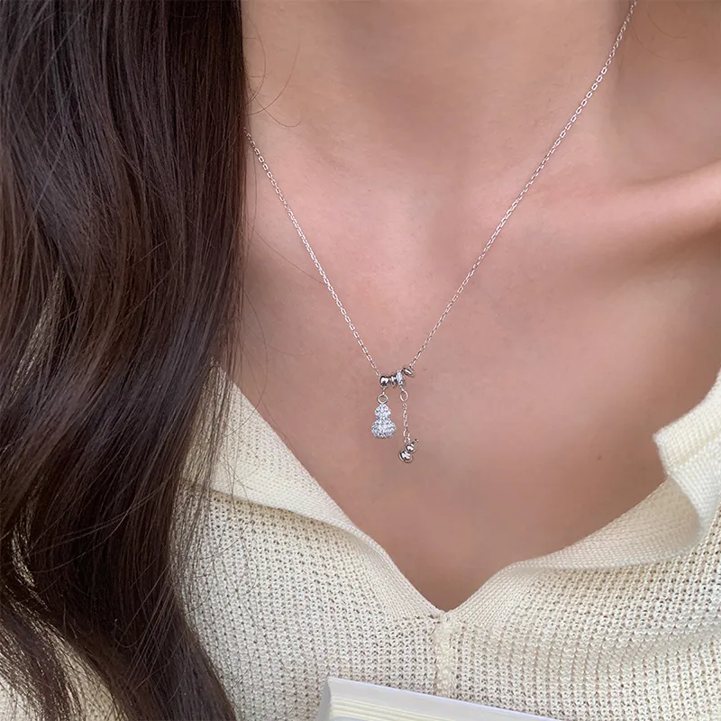 Ascending S925 Silver Necklaces Women's-2
