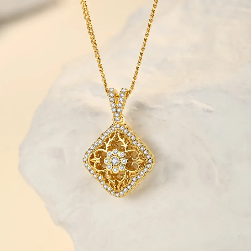 Ascending S925 Silver Necklaces Women's-8