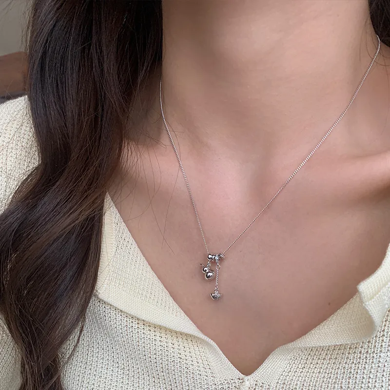 Ascending S925 Silver Necklaces Women's-3