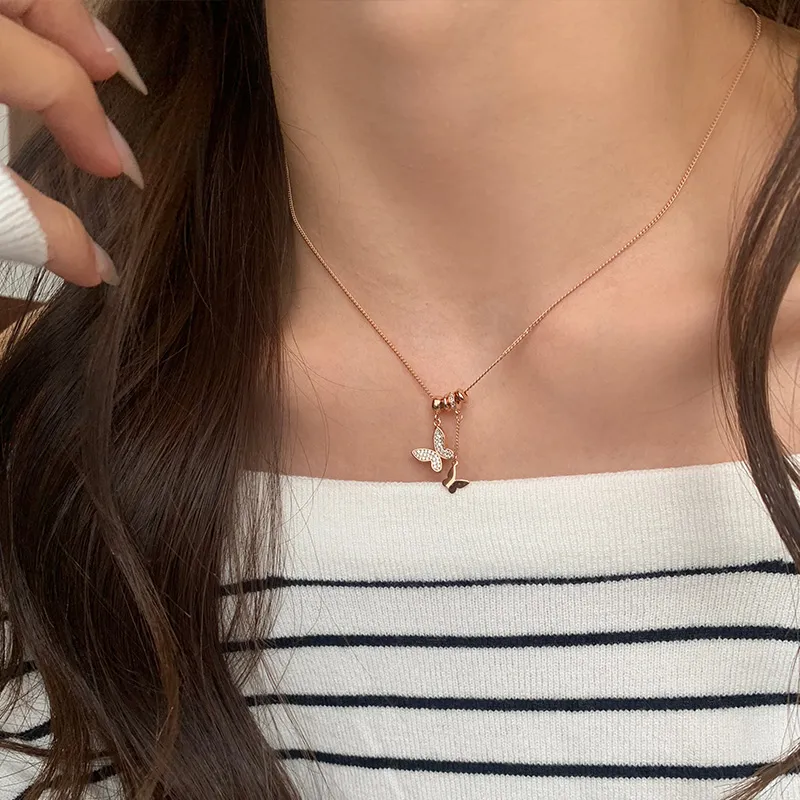 Ascending S925 Silver Necklaces Women's-9