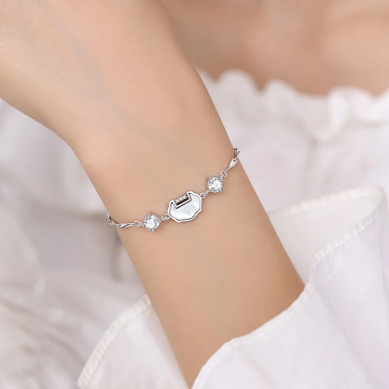 Ascending S925 Silver Bracelets Women's-4