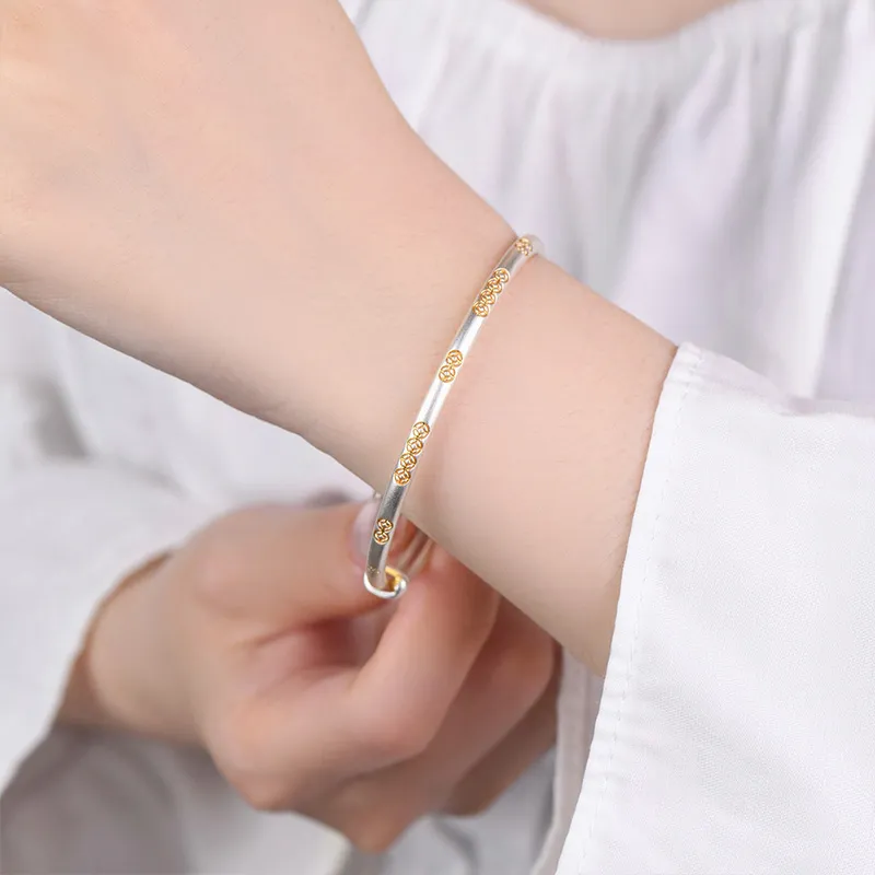 Ascending 999 Fine Silver Sterling Silver Bracelets Unisex-1