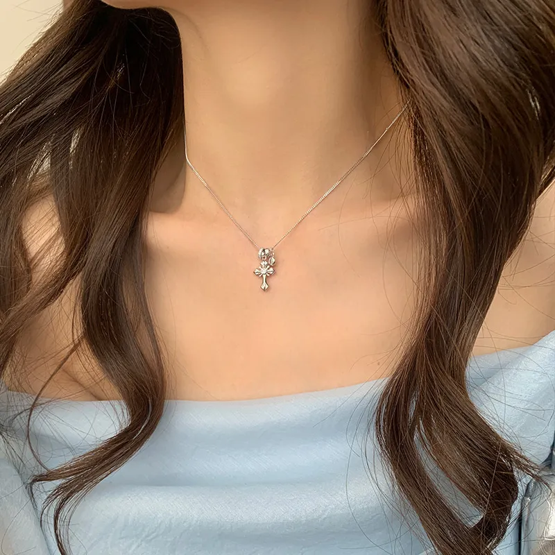 Ascending S925 Silver Necklaces Women's-4