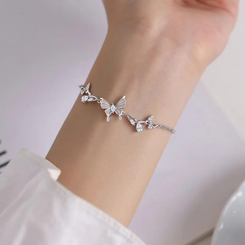 Ascending S925 Silver Bracelets Women's-3