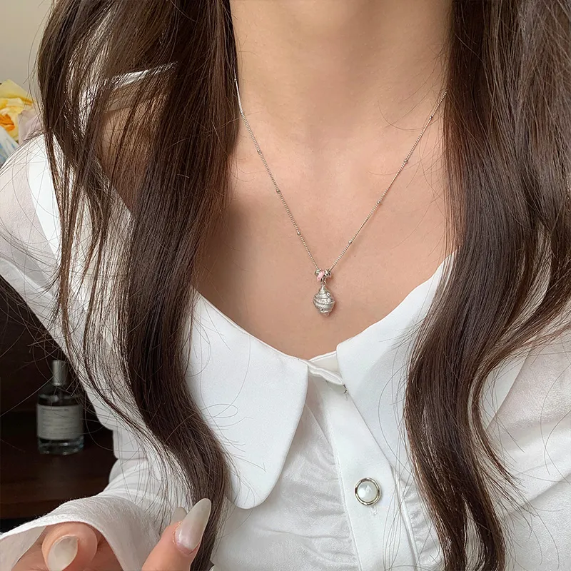 Ascending S925 Silver Necklaces Women's-6