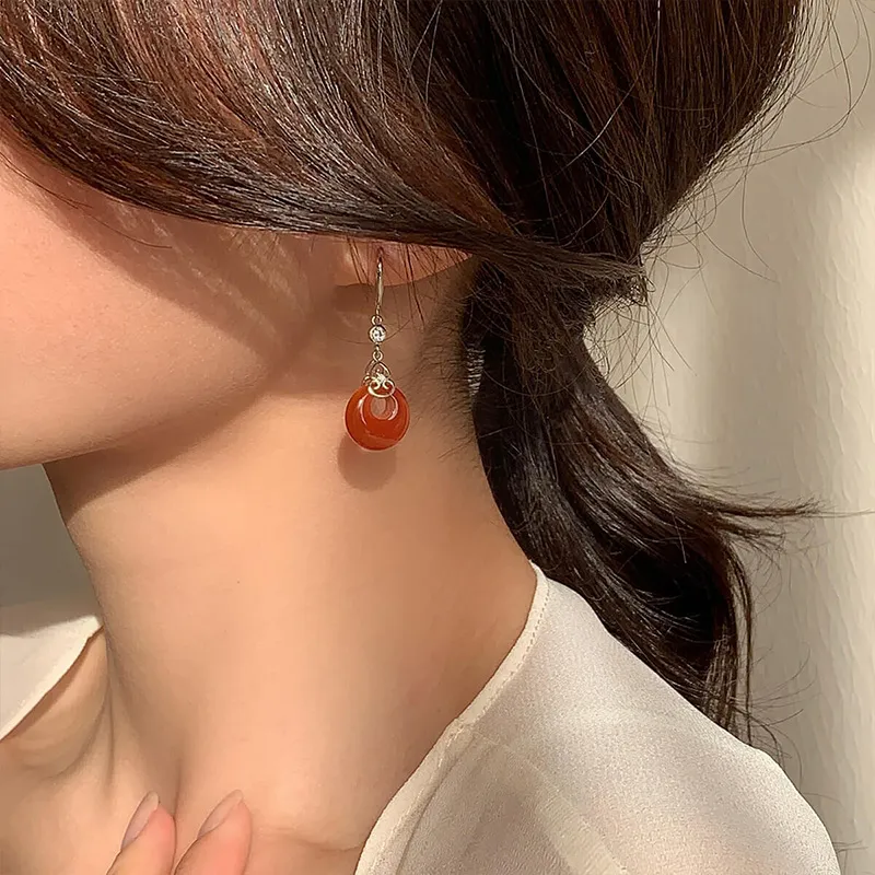 Ascending Agate Earrings Women's-4