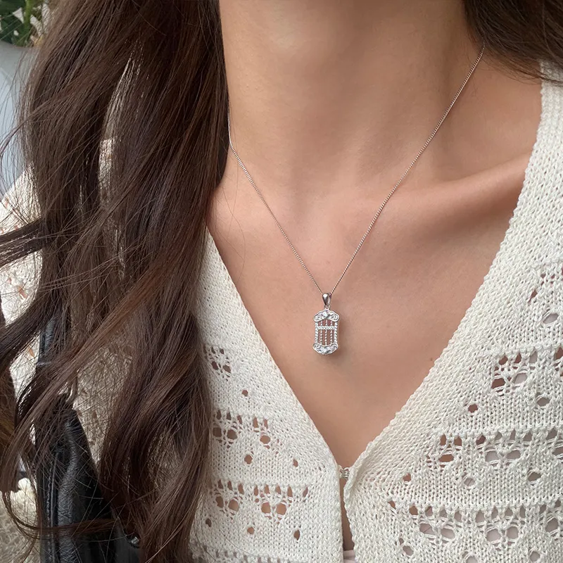 Ascending S925 Silver Necklaces Women's-3