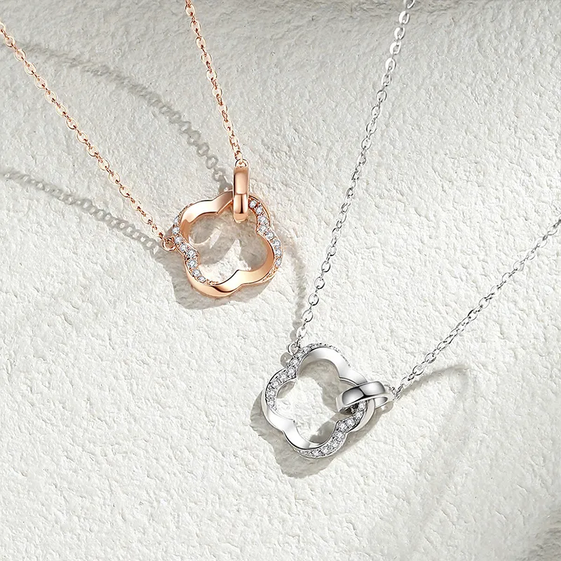Ascending S925 Silver Necklaces Women's-1