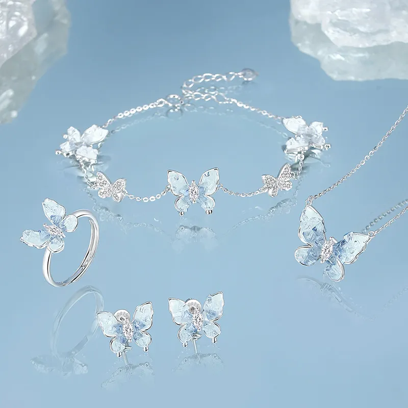 Ascending S925 Silver Necklaces Women's-14