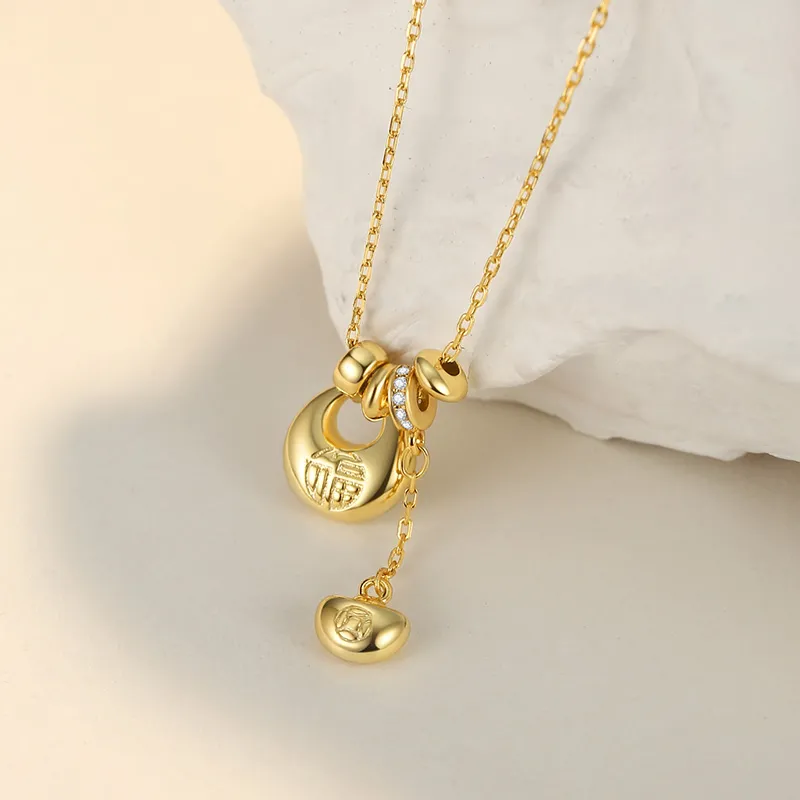 Ascending S925 Silver Necklaces Women's-8