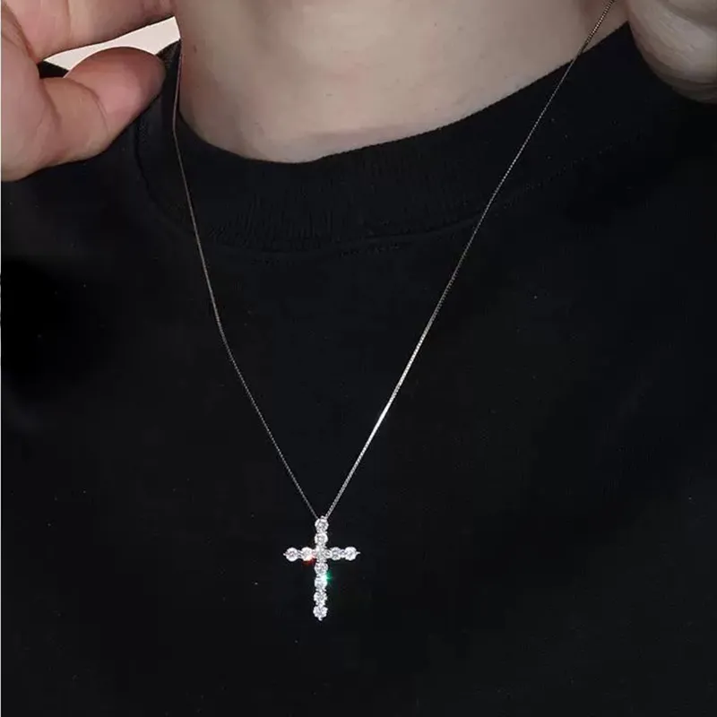 Ascending S925 Silver Necklaces Unisex-5