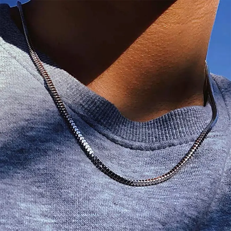 Ascending S925 Necklaces Unisex-4