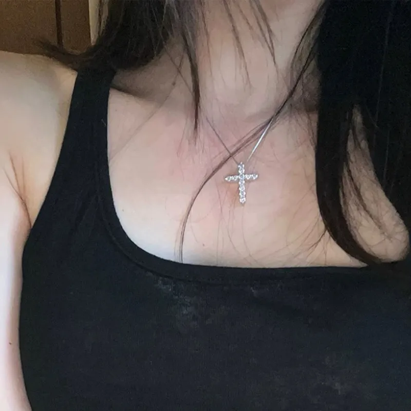 Ascending S925 Silver Necklaces Unisex-10