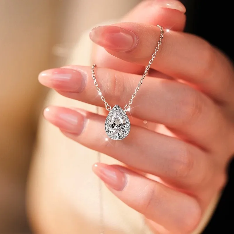 Ascending S925 Is Cubic Zirconia Necklaces Women's-2