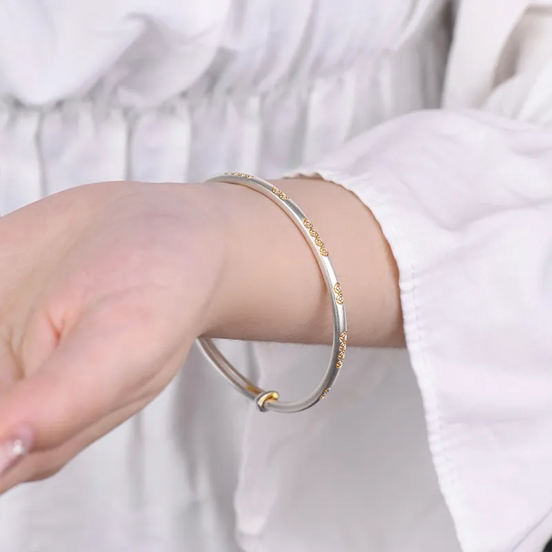 Ascending 999 Fine Silver Sterling Silver Bracelets Unisex-2