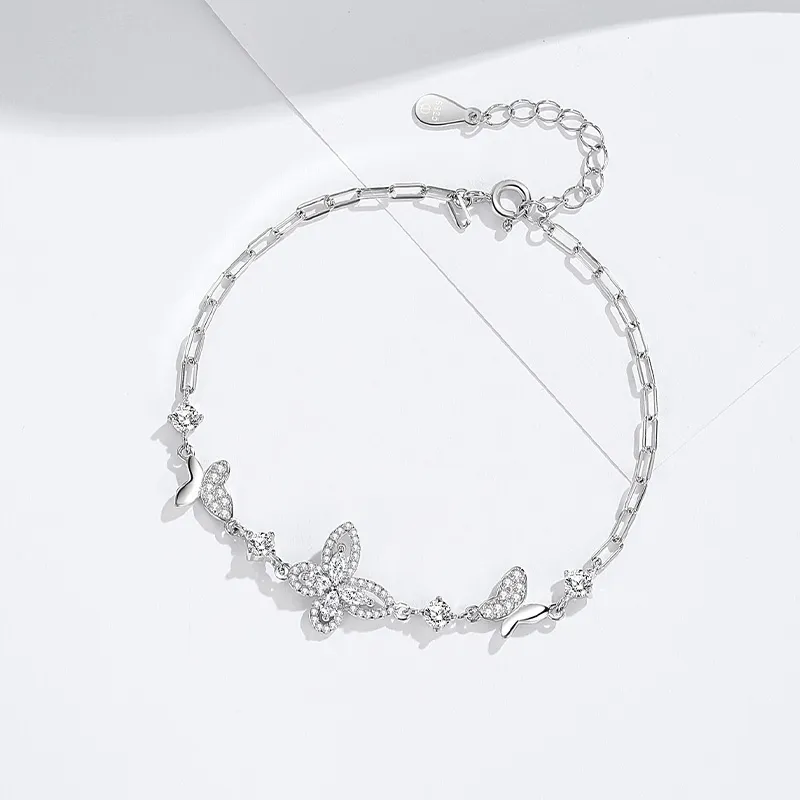 Ascending 925 Sterling Silver Bracelets Women's-1
