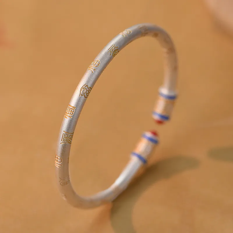 Ascending S 990 Silver Sterling Silver Bracelets Unisex-5