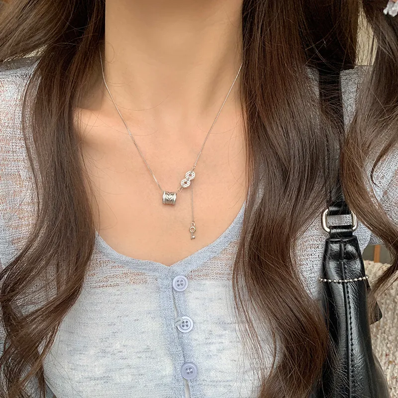 Ascending S925 Silver Necklaces Women's-3
